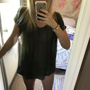 Free People V-Neck Tee